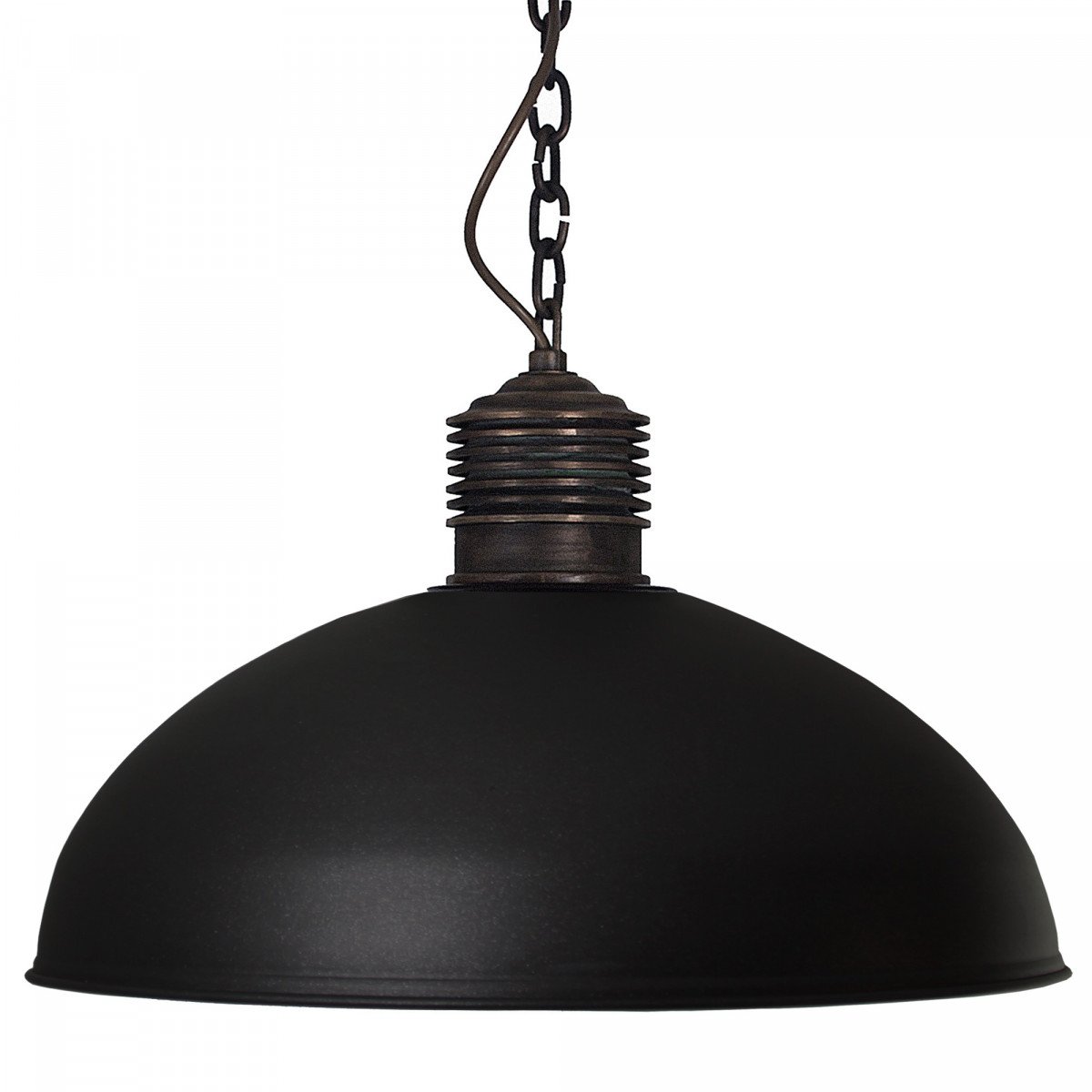 Hanglamp Old Industry XXL Zwart Brons