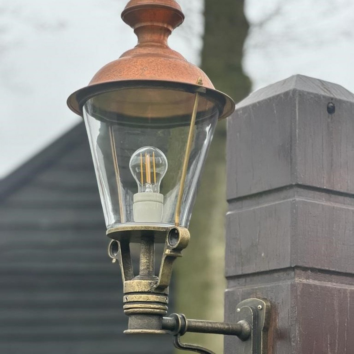 Buitenlamp Glennos Brons