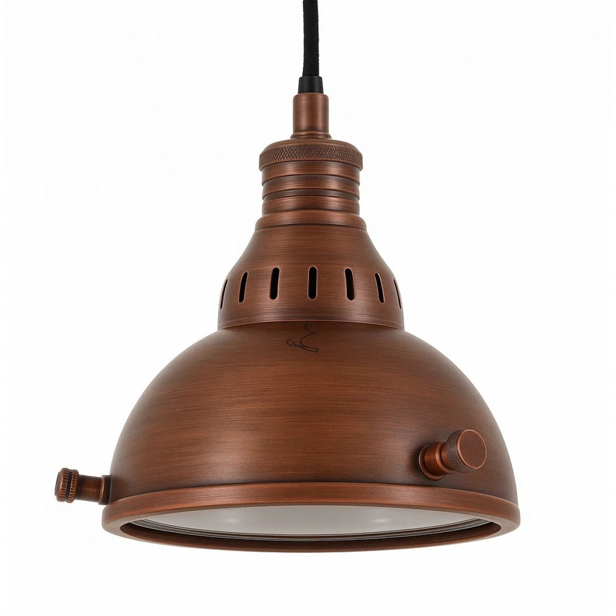 Hanglamp Elysee Antiek Donker Koper
