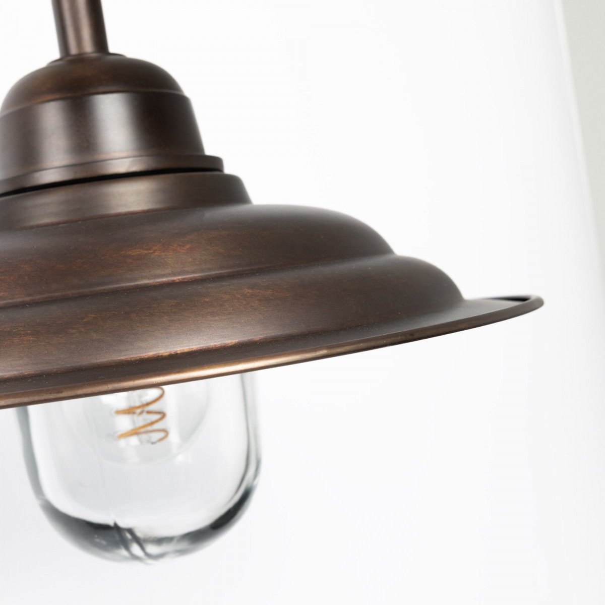 Muurlamp Derby Antiek donker messing