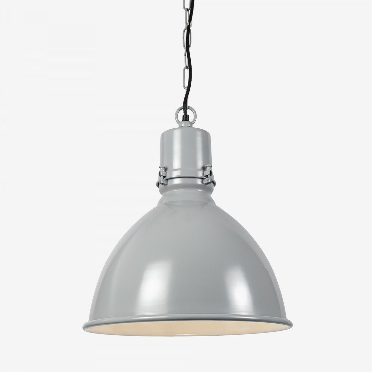 messing lamp met een E27 fitting in de kleur antiek antraciet