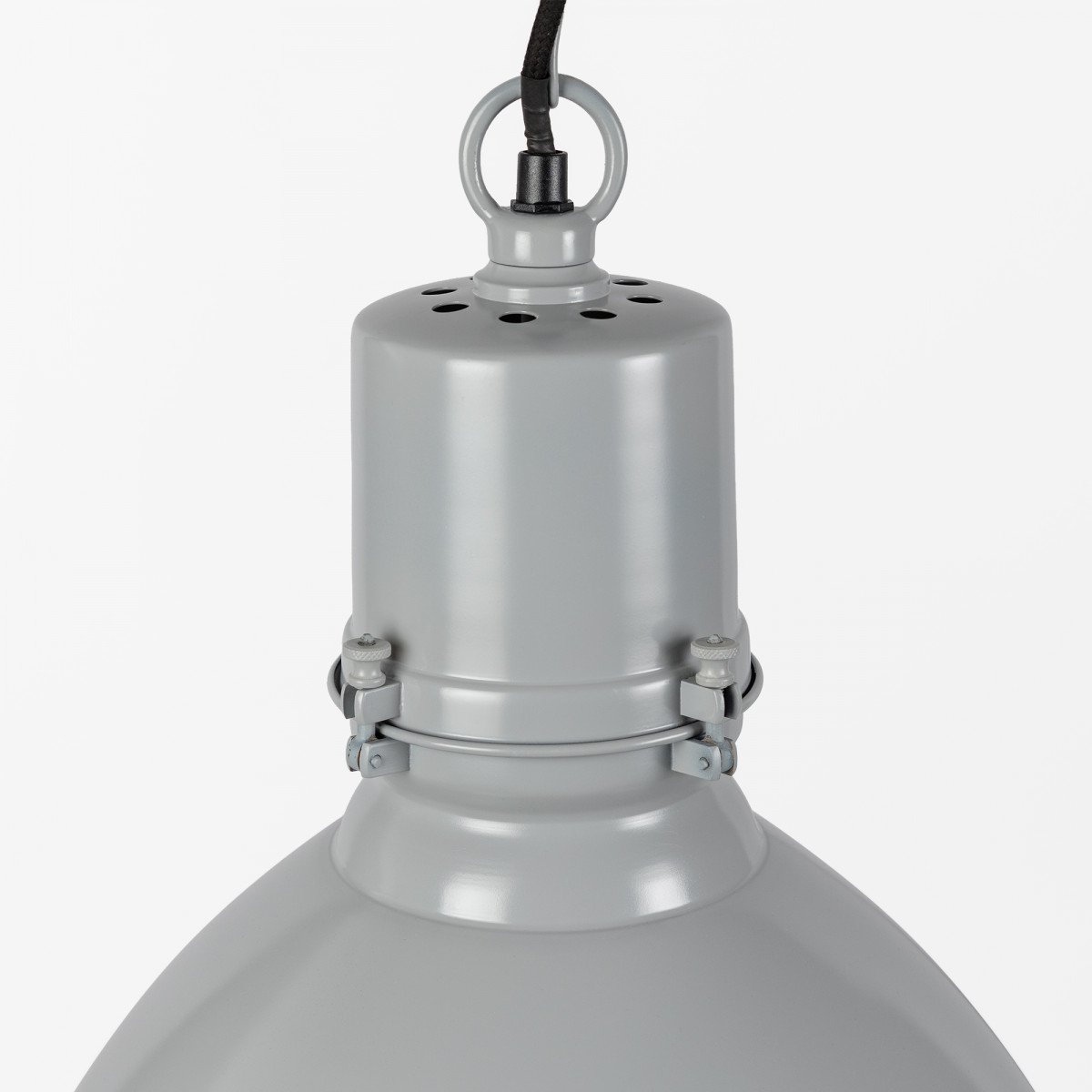 messing lamp met een E27 fitting in de kleur antiek antraciet