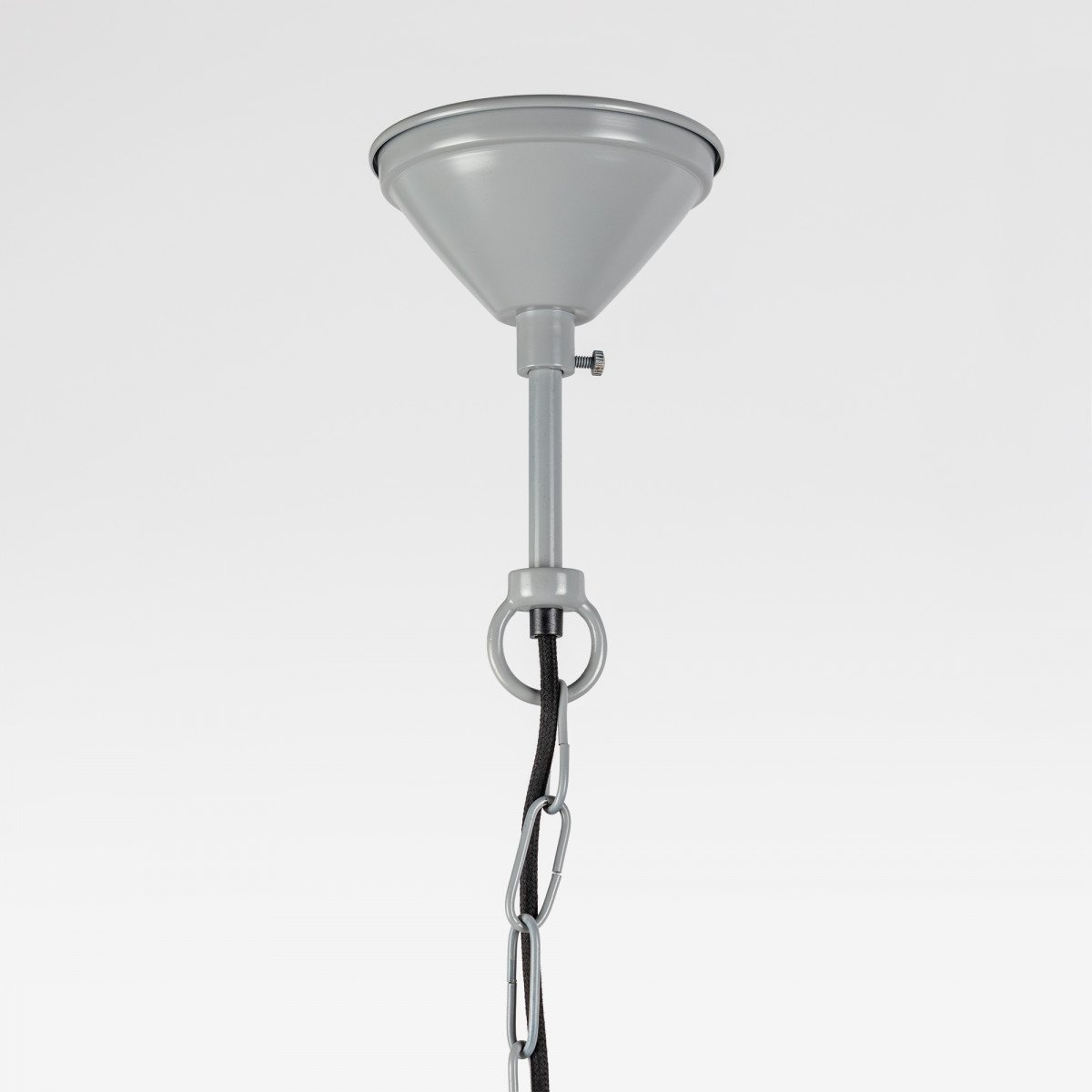 messing lamp met een E27 fitting in de kleur antiek antraciet