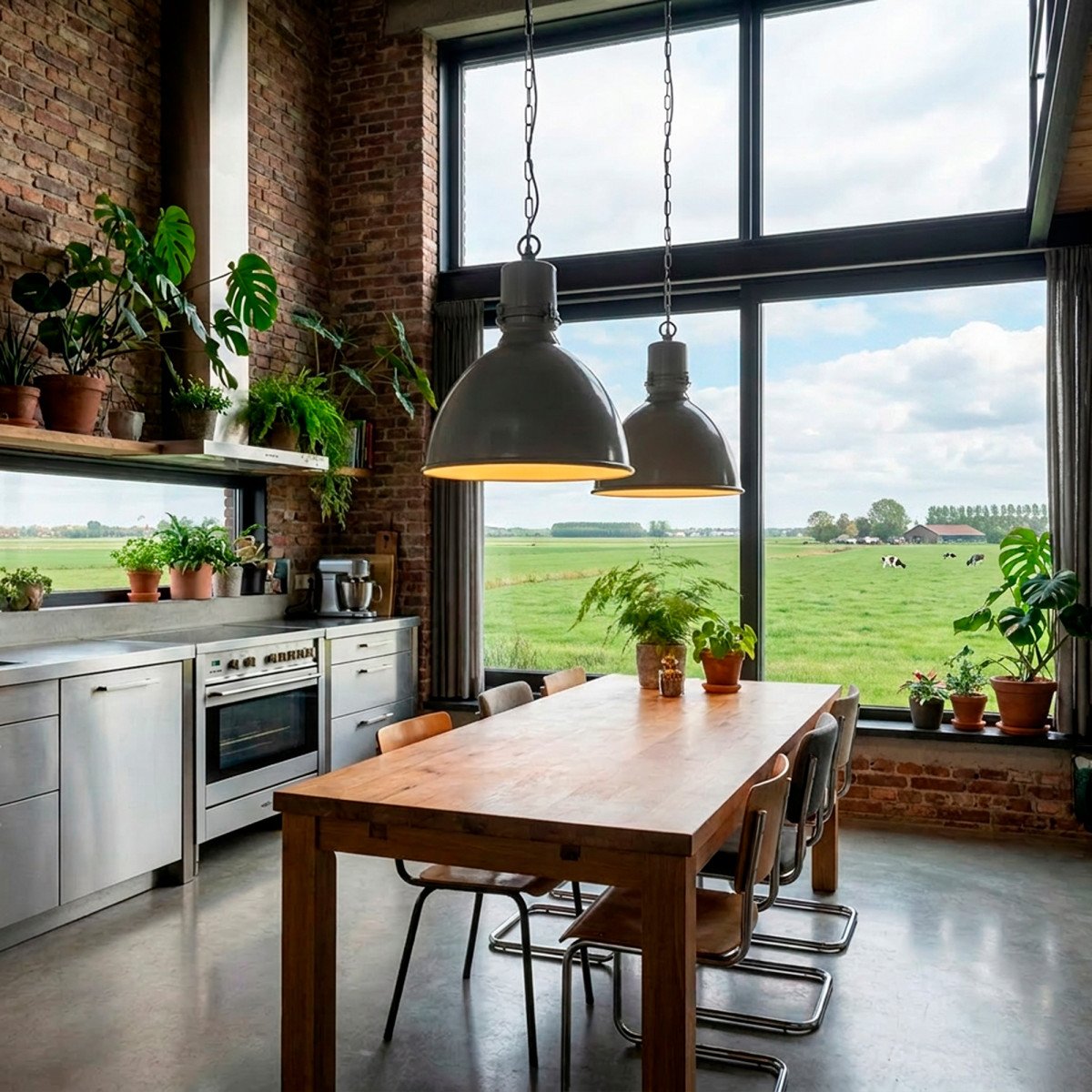 messing lamp met een E27 fitting in de kleur antiek antraciet