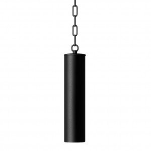 messing lamp met een GU10 fitting in de kleur antiek zwart