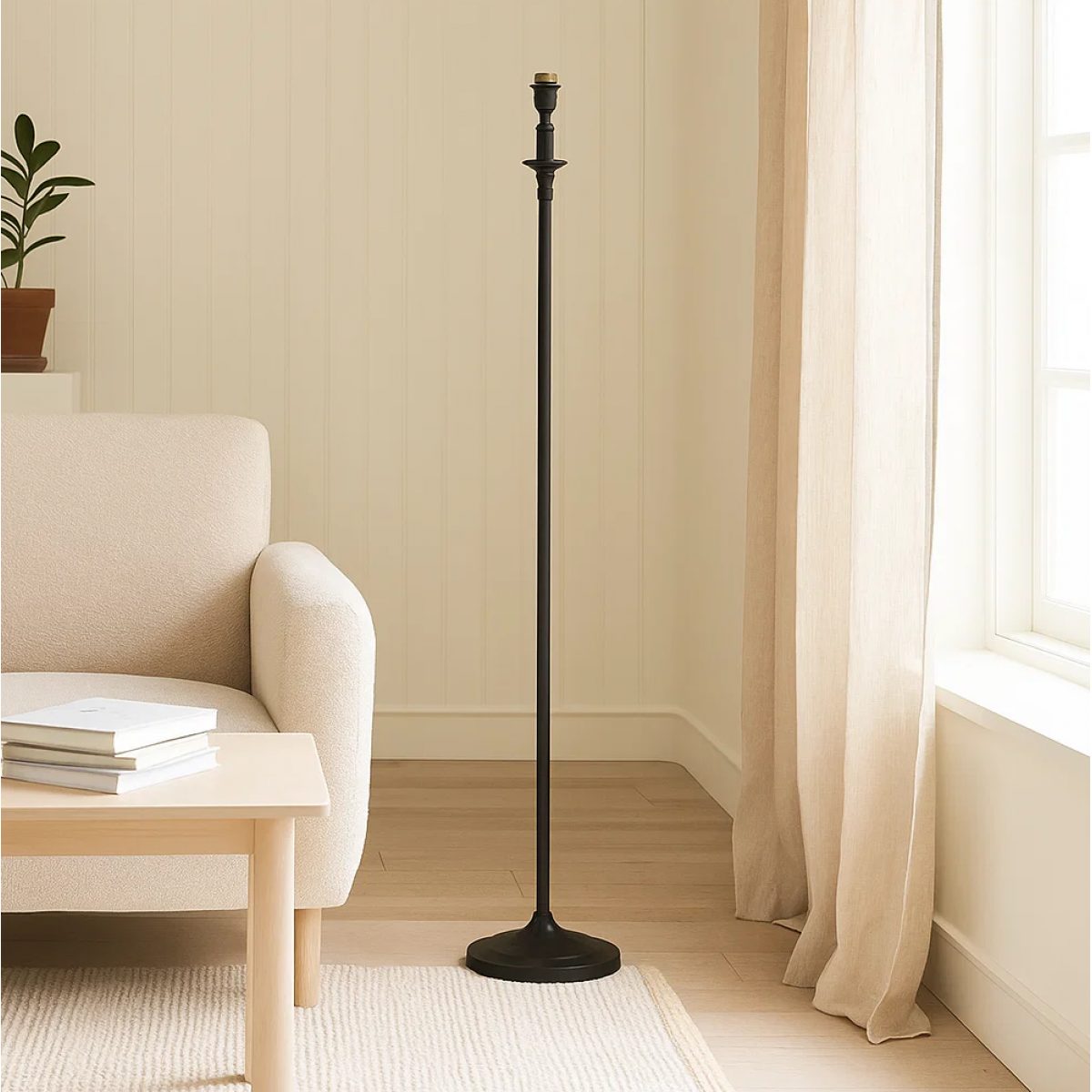 Vloerlamp Victoria Antiek Zwart