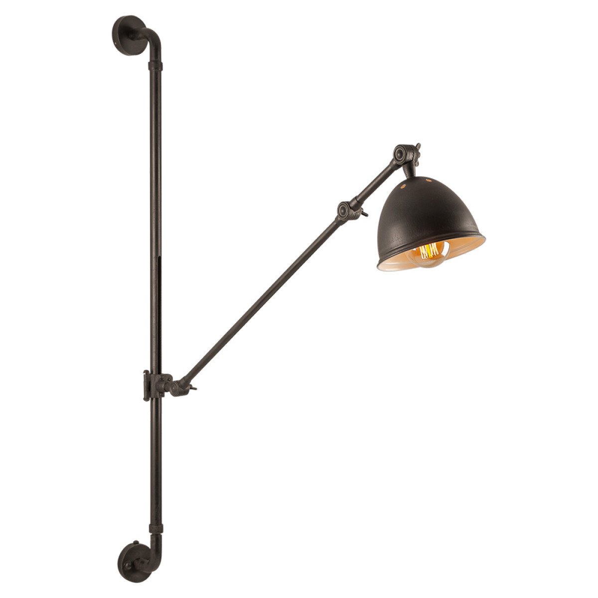 Wandlamp Reno antiek Zwart