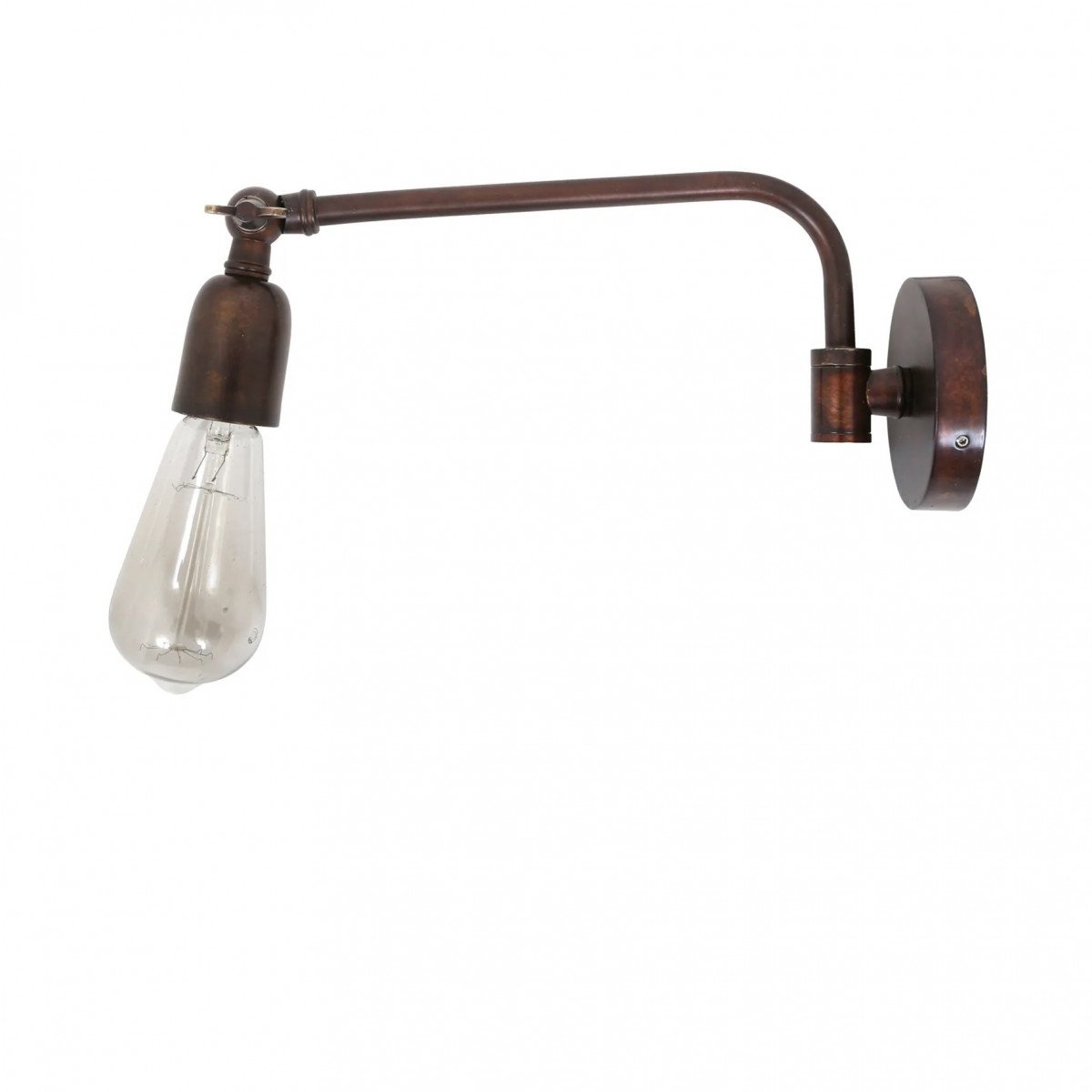 Muurlamp Carlton Antiek Koper