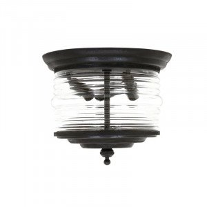 Seabury Antiek Zwart Plafondlamp