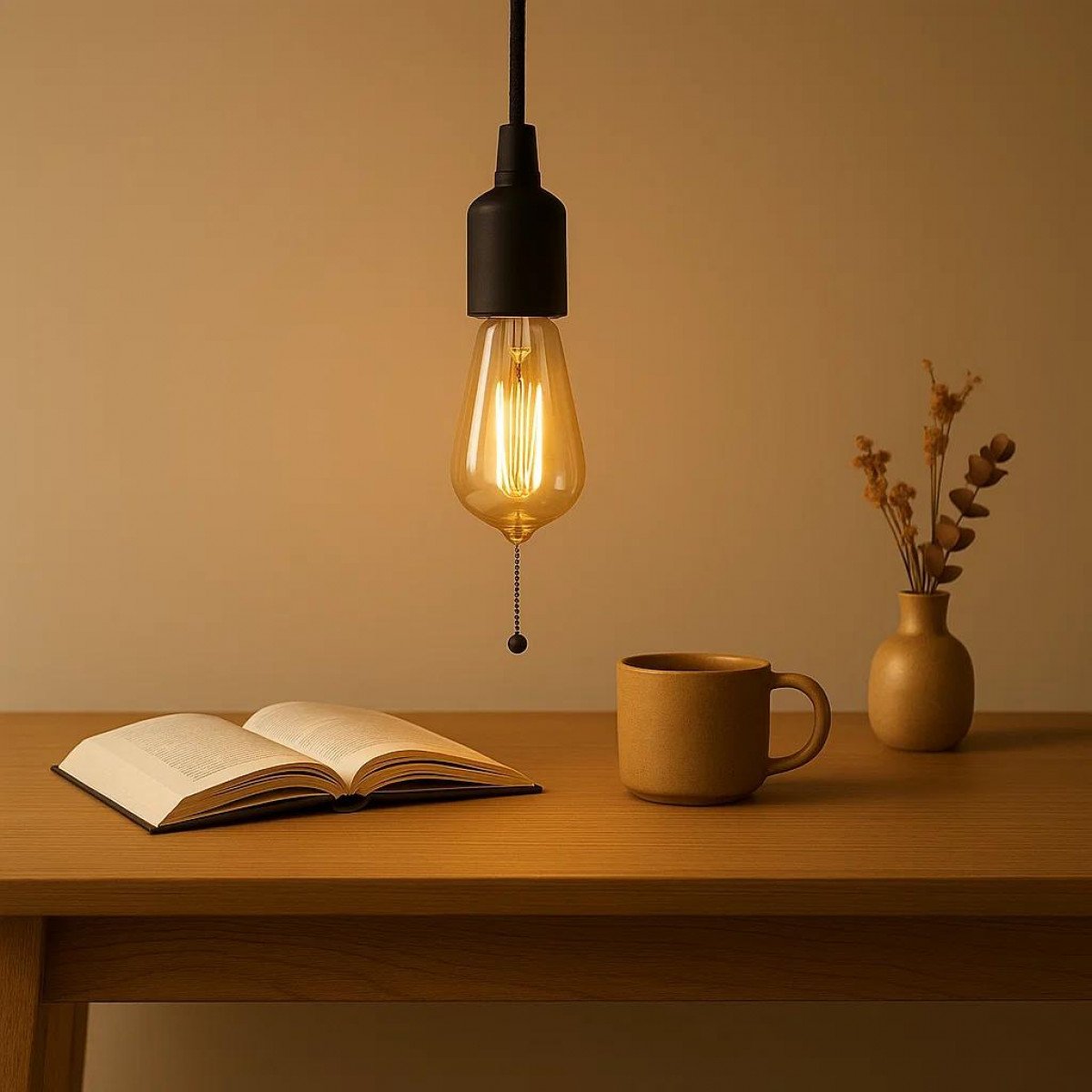Hanglamp Byron Antiek Zwart