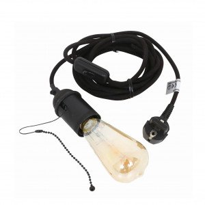 Hanglamp Byron Antiek Zwart