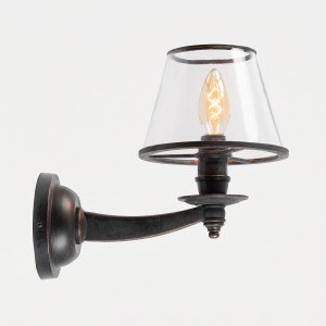 Muurlamp Dufay Antiek zwart