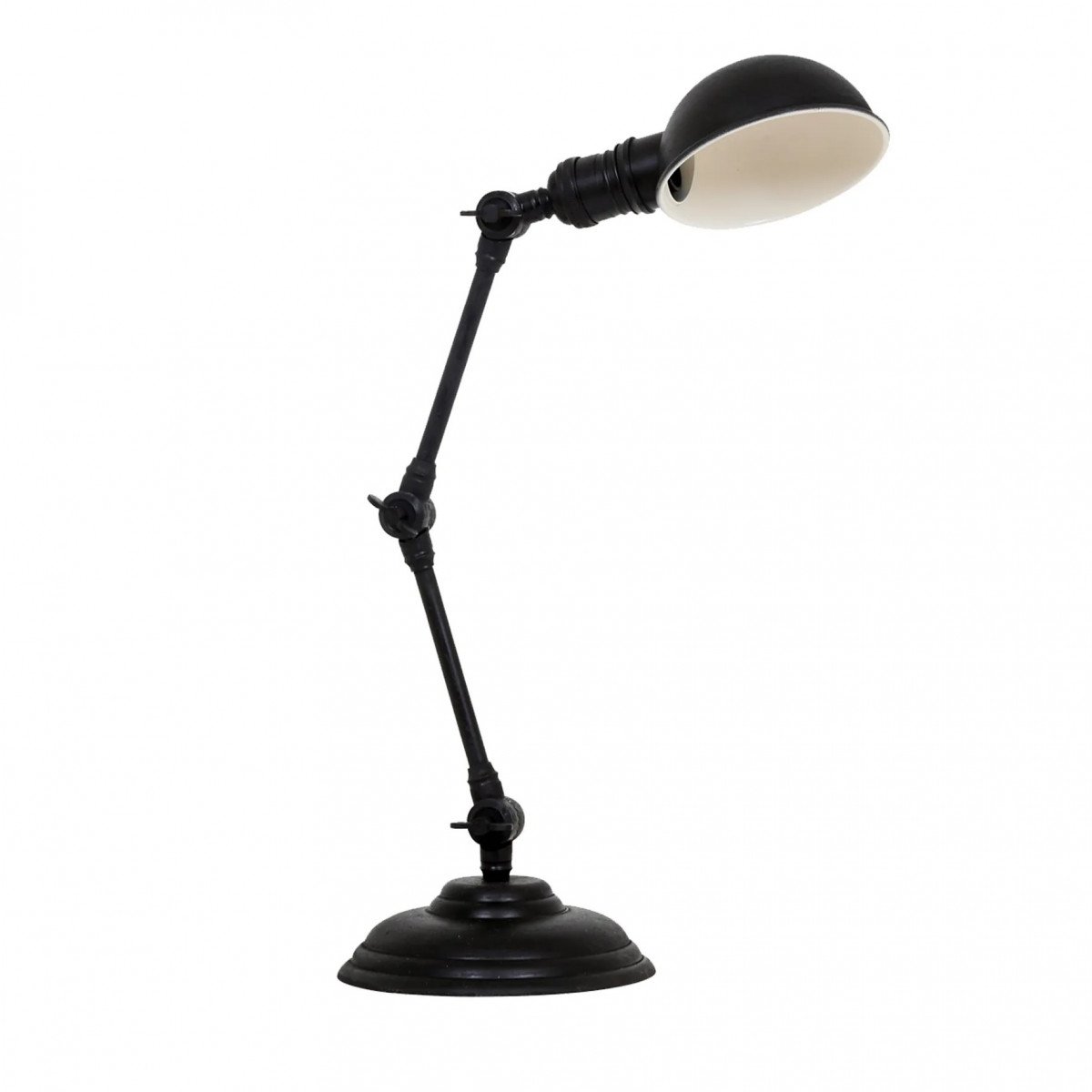 Bureaulamp Darwin antiek Zwart 