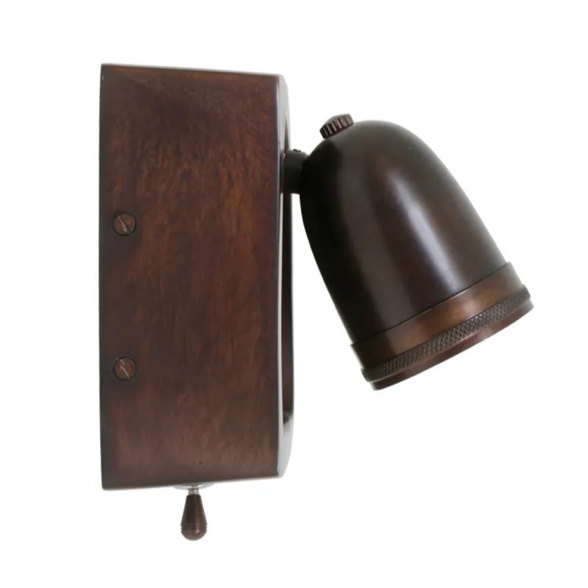 Muurlamp Otis Antiek Donker Messing