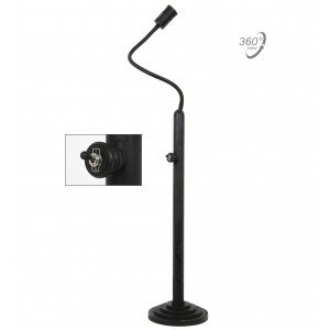 Vloerlamp Valdez Antiek Zwart