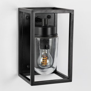 Fitzroy wandlamp Antiek zwart