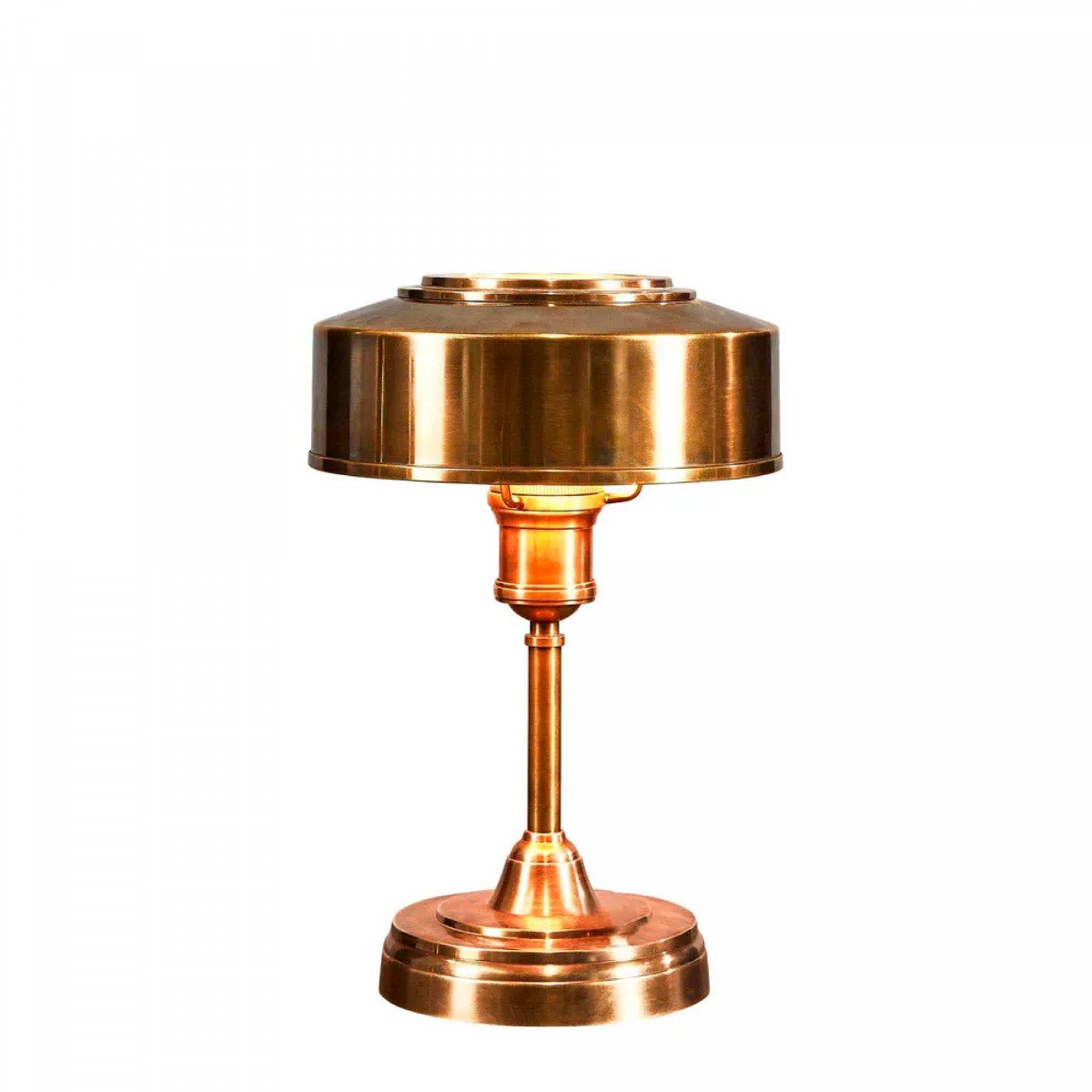 bureaulamp, tafellamp, antique brass, industrieel, vintage, auxerre