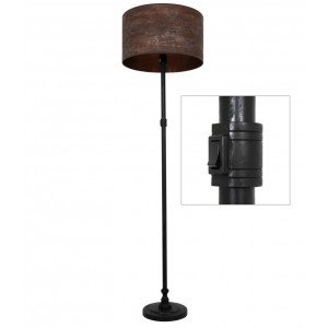 Vloerlamp Cooper Antiek Zwart