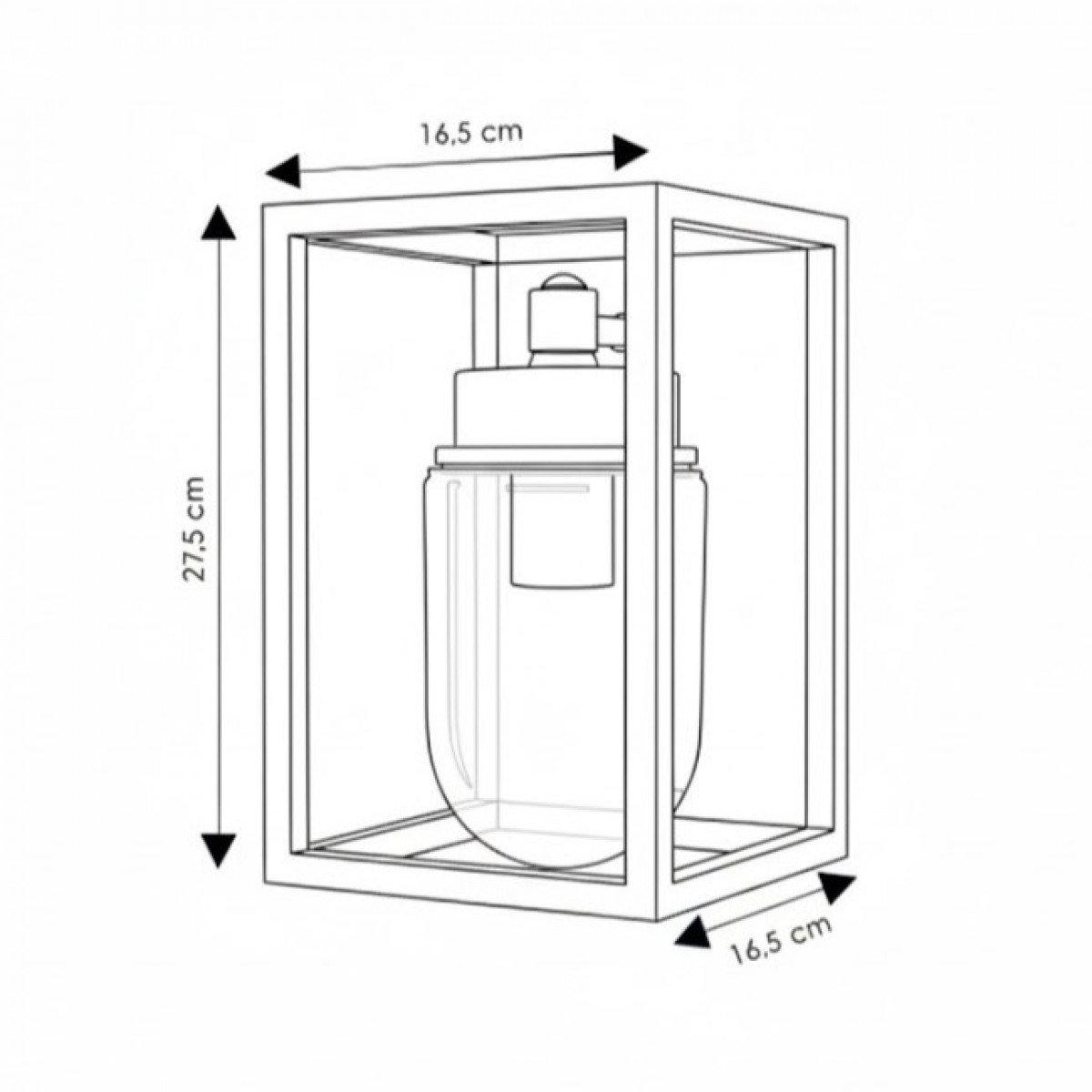 Fitzroy wandlamp Antiek Messing