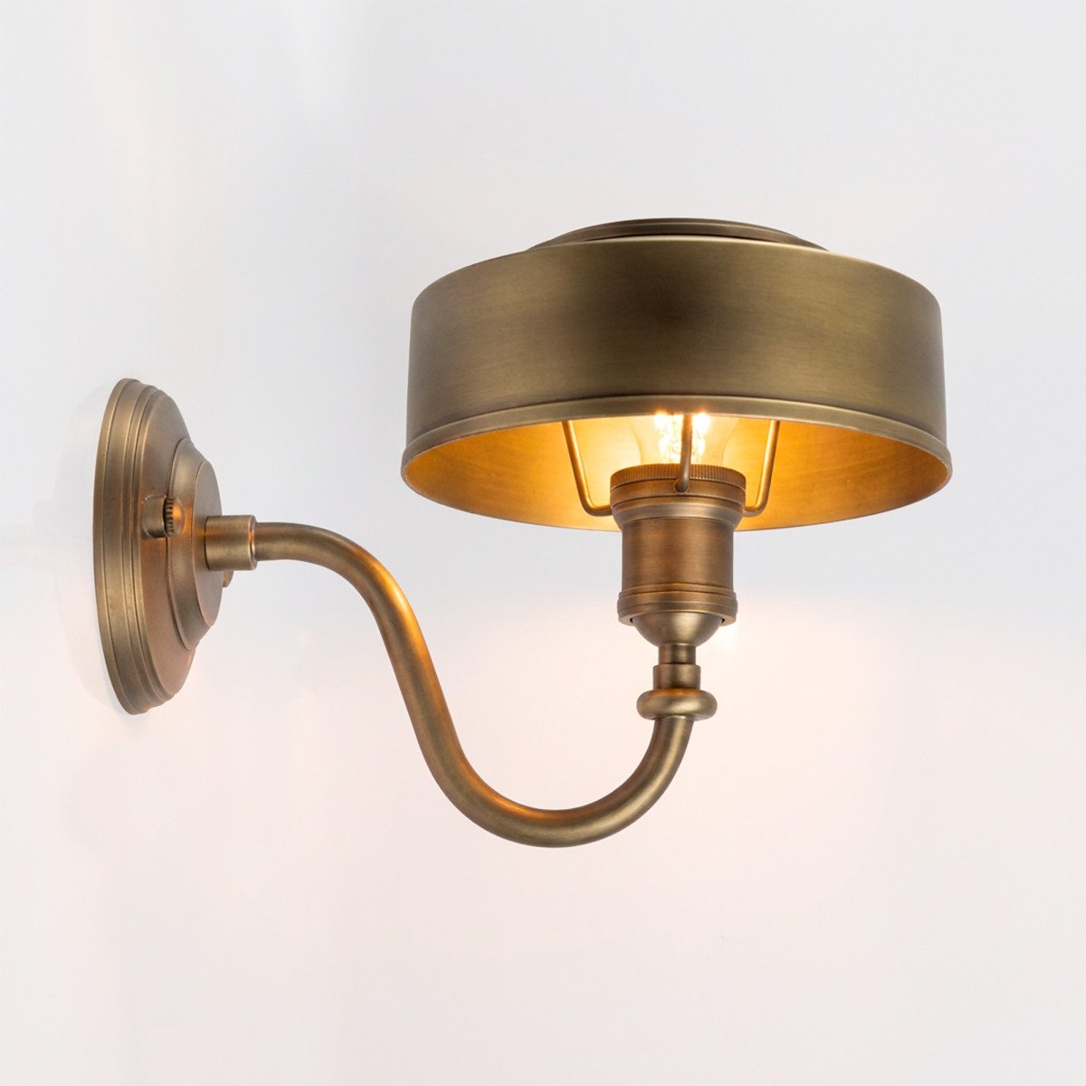 Wandlamp Antibes Antiek Messing