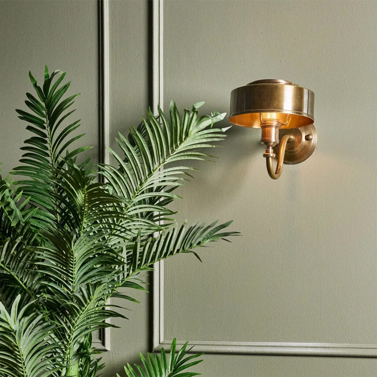 Wandlamp Antibes Antiek Messing Wandlamp Antibes Antiek Messing