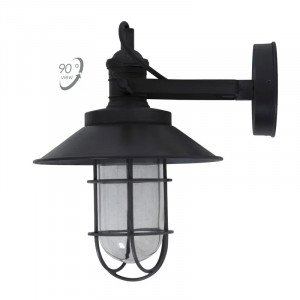 Muurlamp Atlas Antiek Bruin