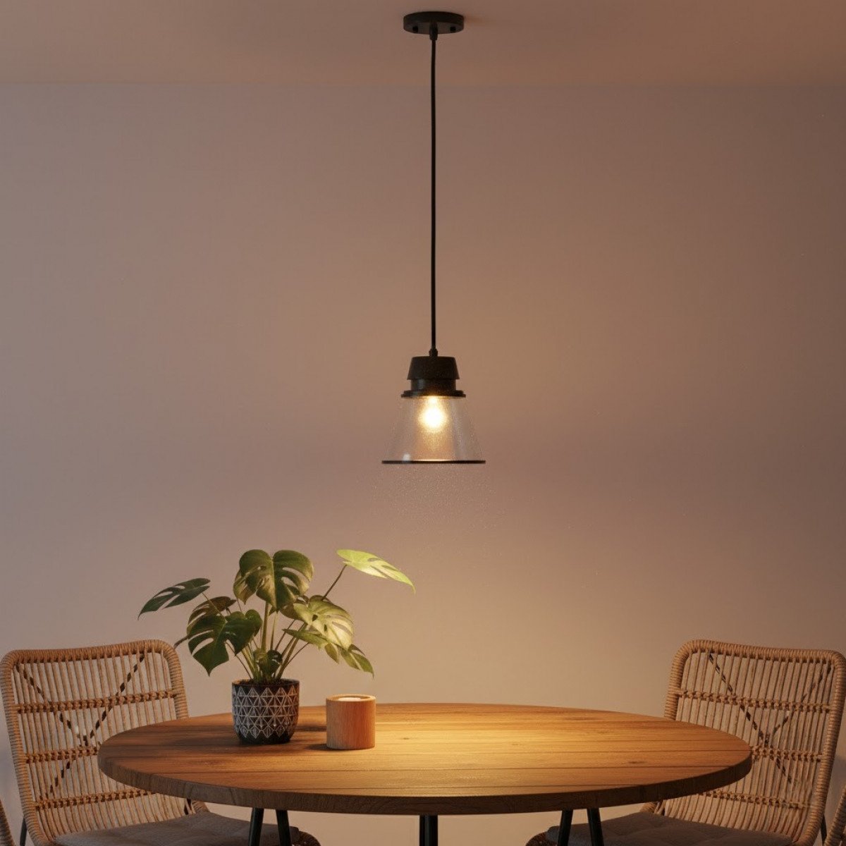 Hanglamp Purdy Antiek Zwart
