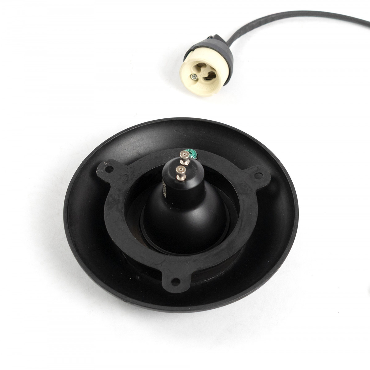 Plafondspot Gemini Antiek Zwart