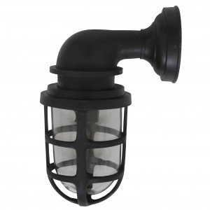 Muurlamp Brooklyn Antiek Zwart