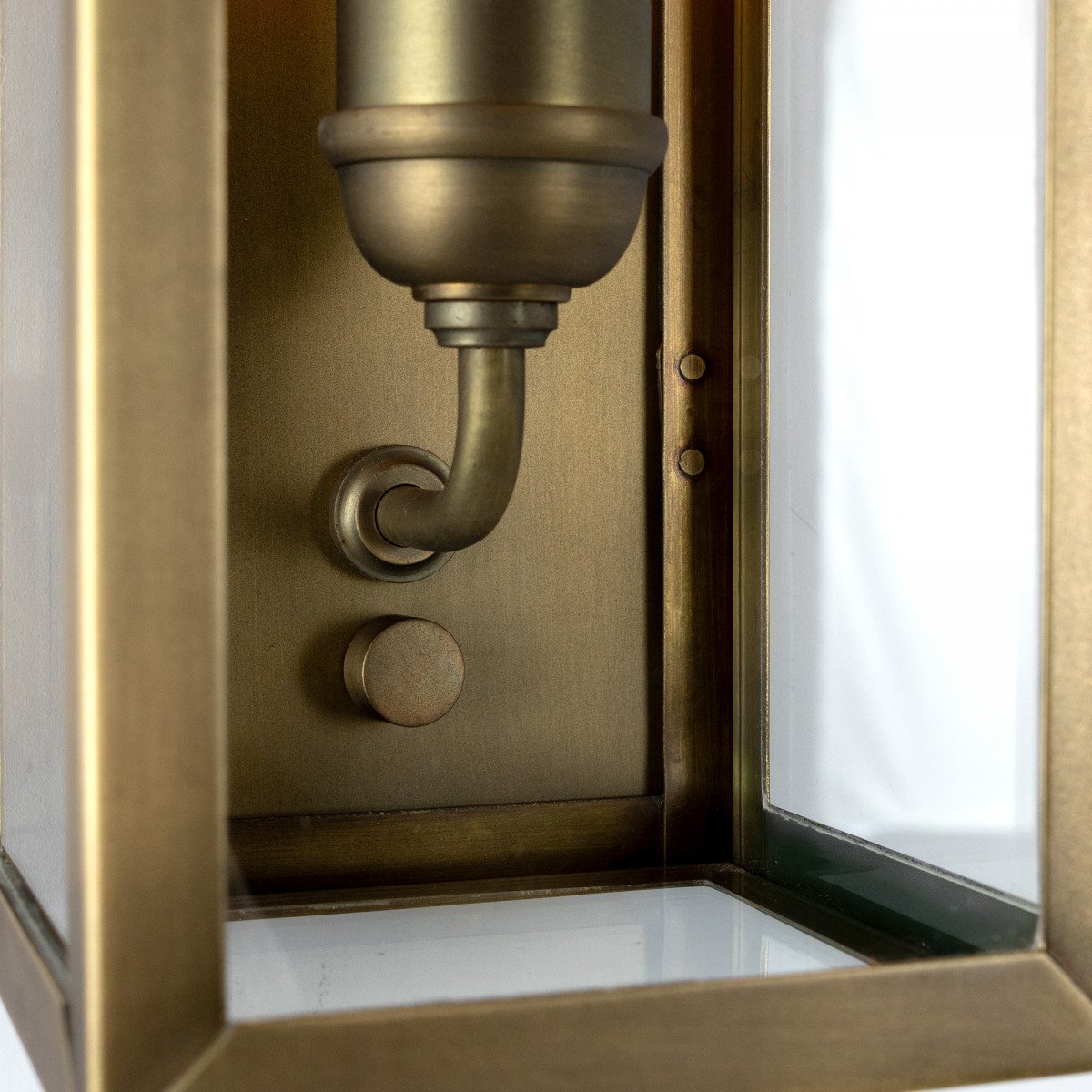 Muurlamp Belfort Antiek Messing