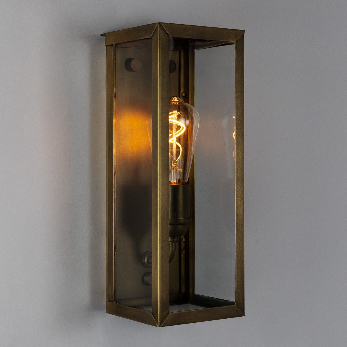 Muurlamp Belfort Antiek Messing