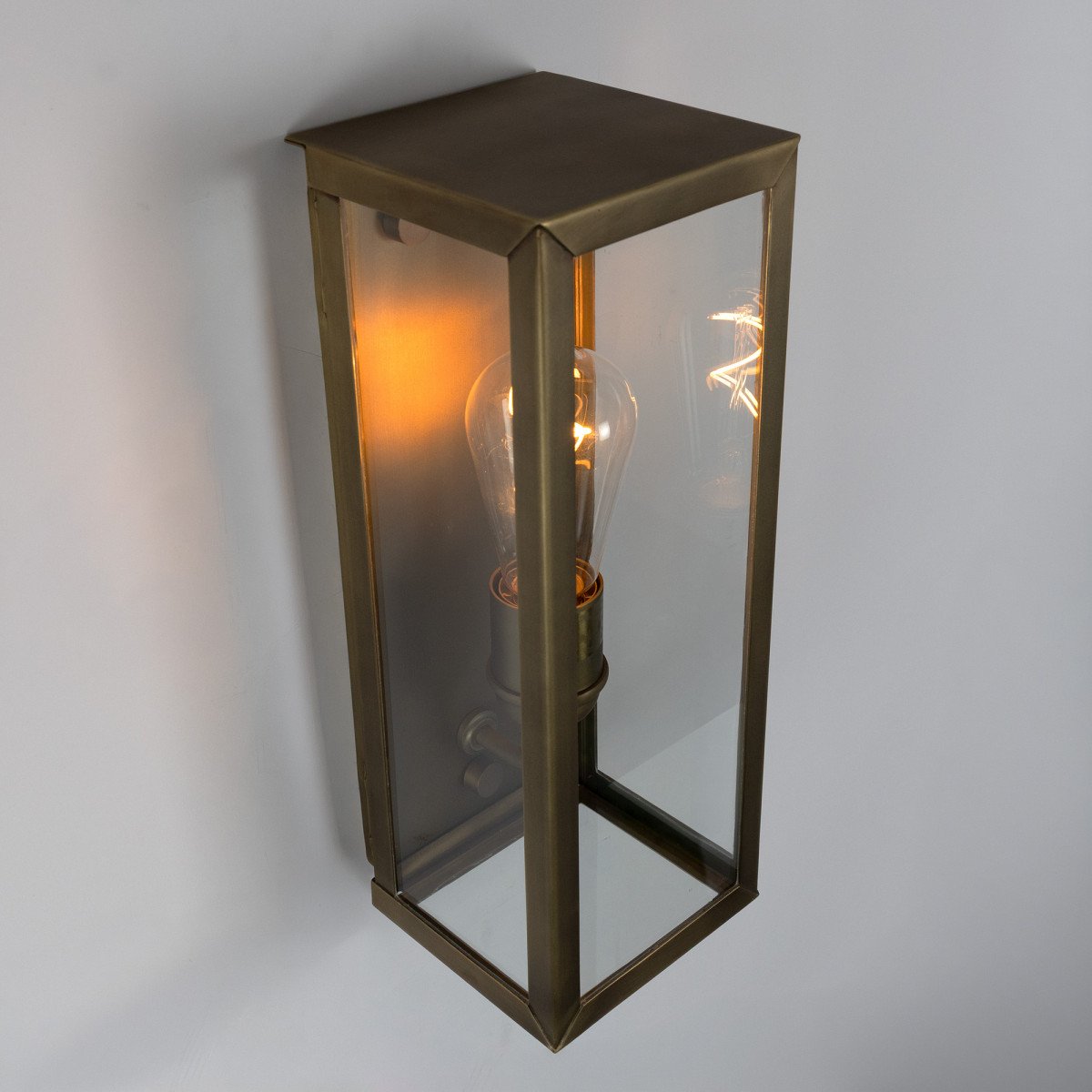 Muurlamp Belfort Antiek Messing