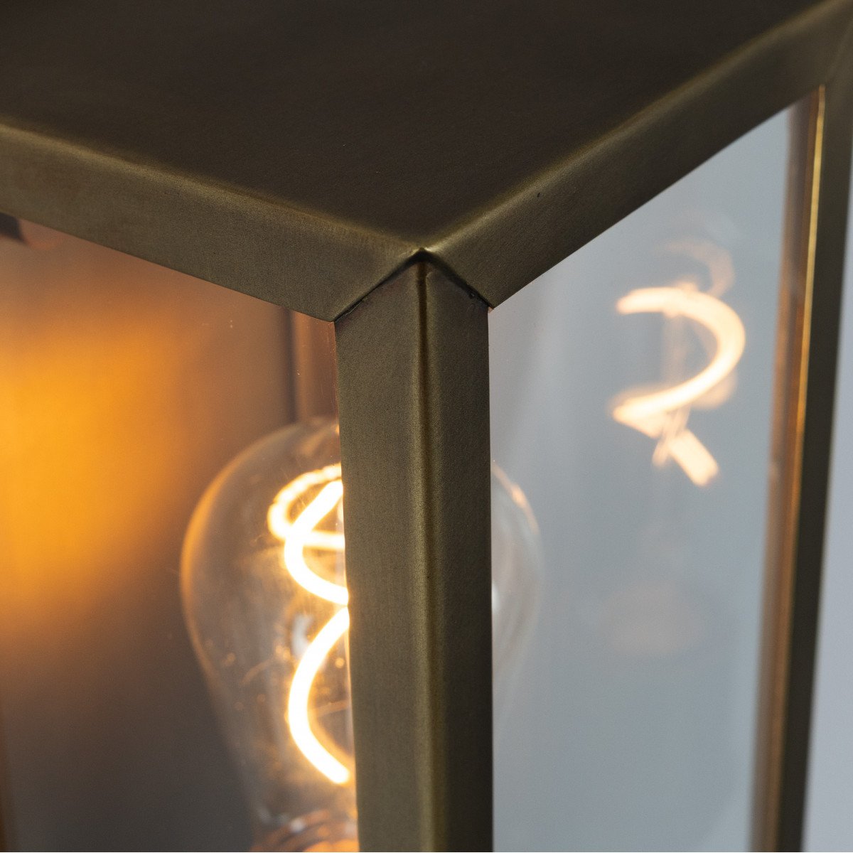 Muurlamp Belfort Antiek Messing