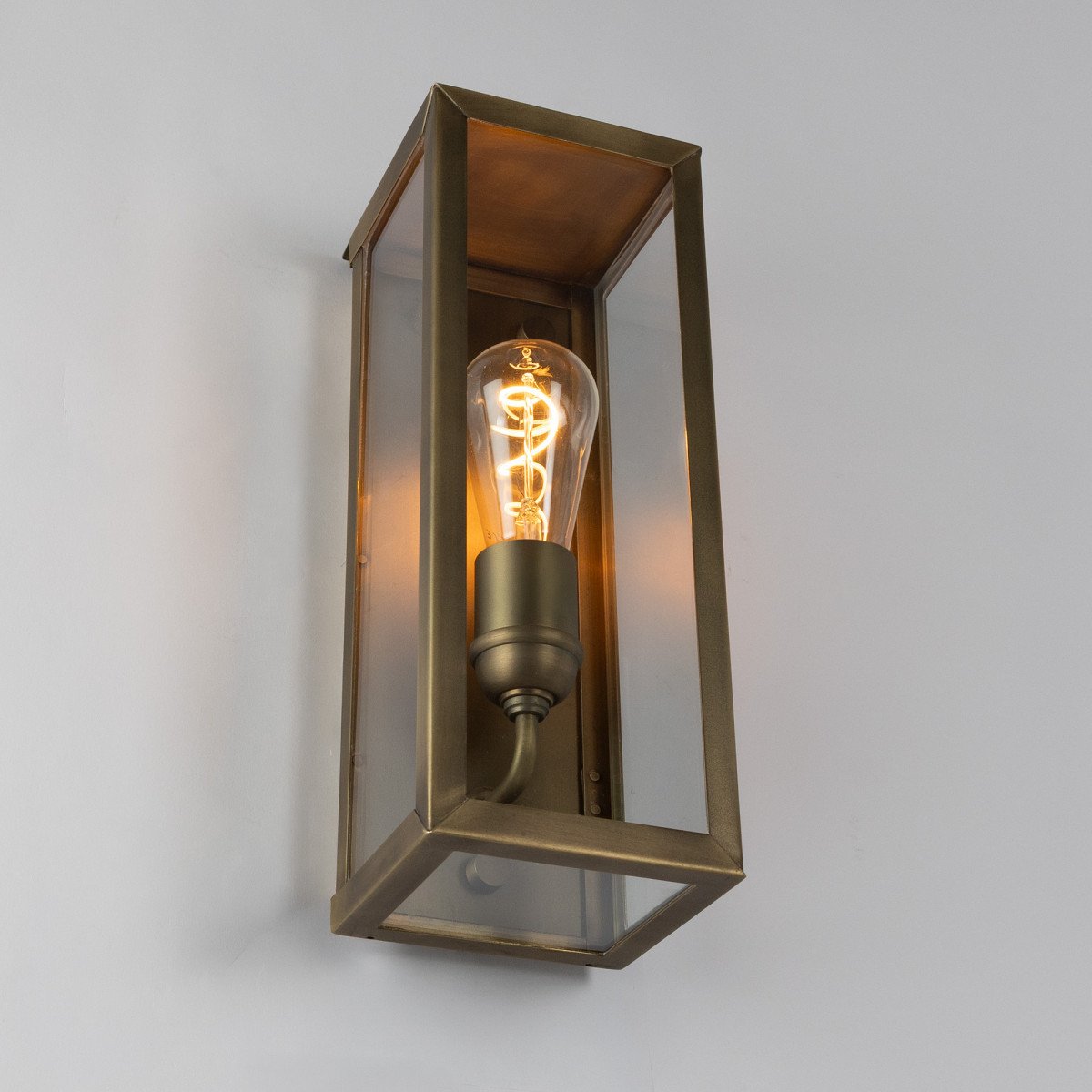 Muurlamp Belfort Antiek Messing