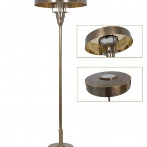 Vloerlamp Auriol Antiek Messing