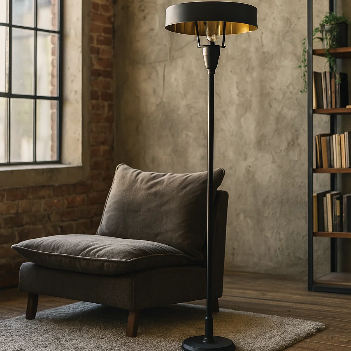 Vloerlamp Auriol Antiek Zwart