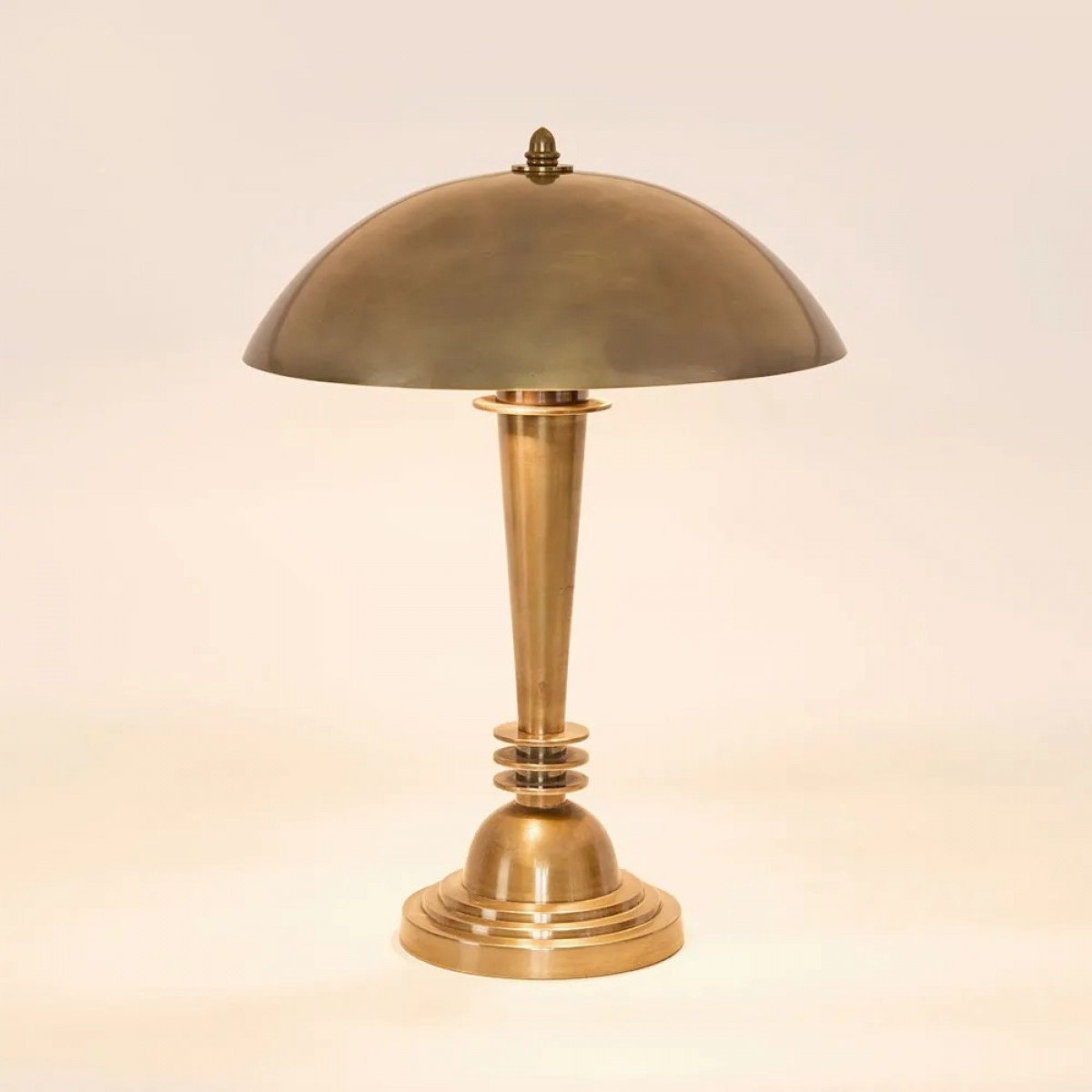 bureaulamp, tafellamp, messing, industrieel, vintage, dax 