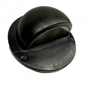 messing lamp met een G9 fitting in de kleur antiek zwart