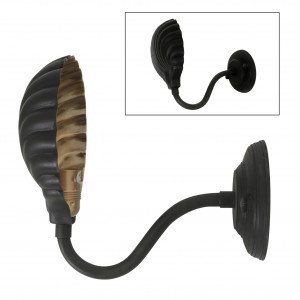 Muurlamp Bonaire Antiek zwart