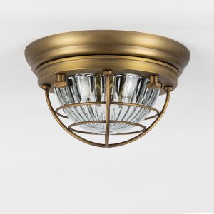 Muurlamp Bellamy Antiek messing