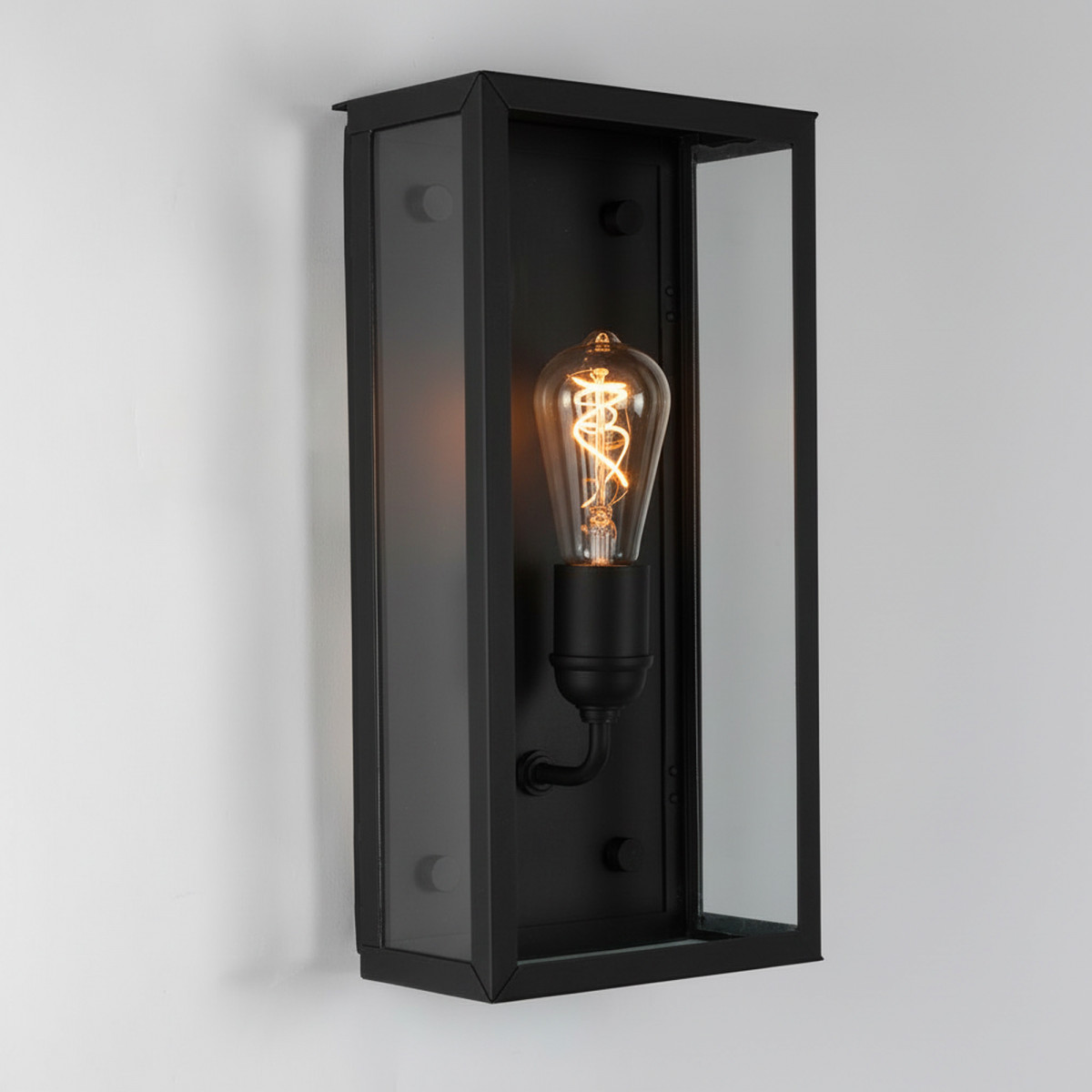 Muurlamp Biarritz Antiek Zwart