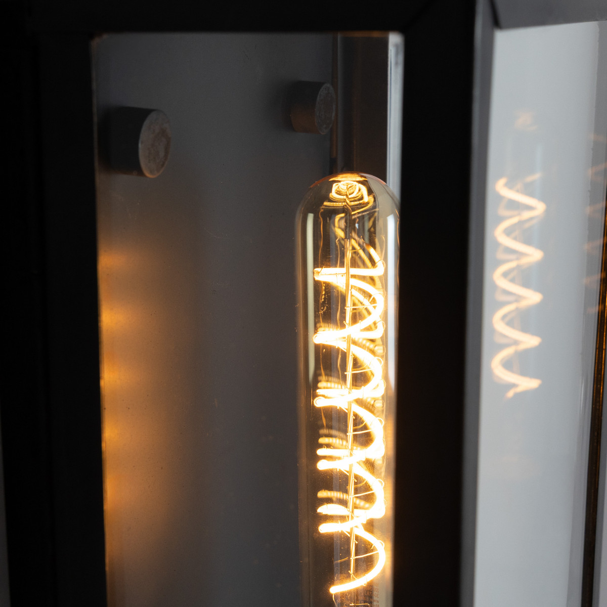 Muurlamp Biarritz Antiek Zwart