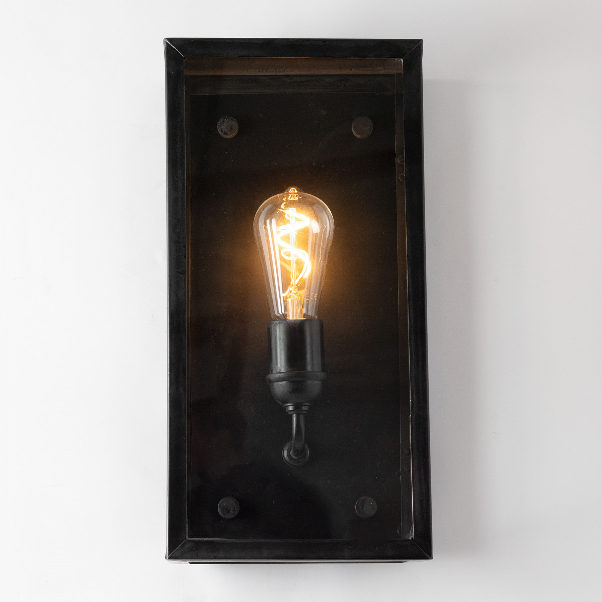 Muurlamp Biarritz Antiek Zwart