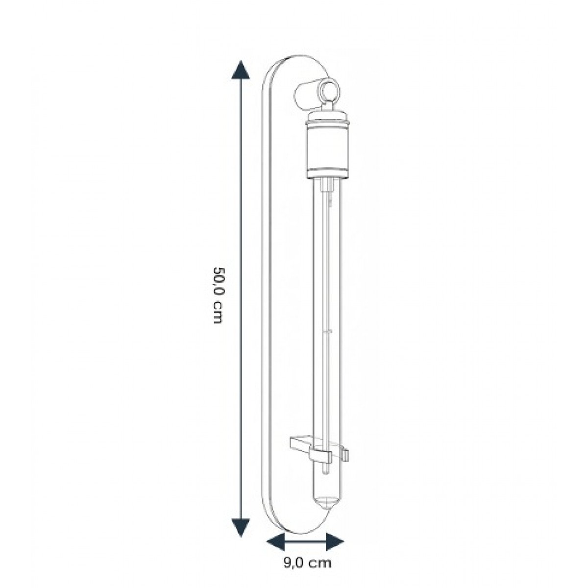 Fairmont Wandlamp Antiek Zwart