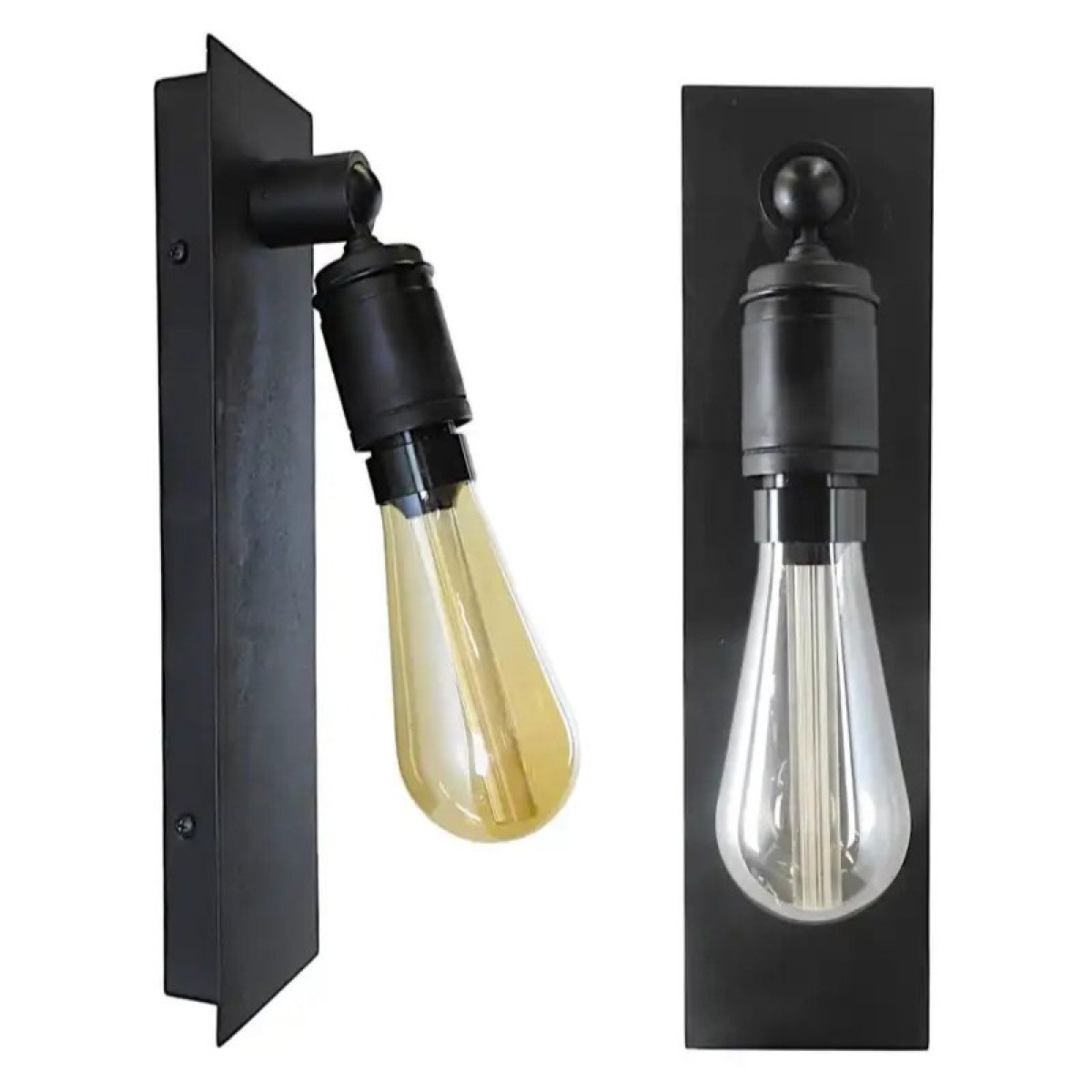 Wandlamp Ritz Antiek Zwart