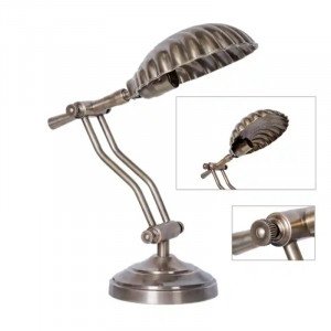 messing lamp met een E27 fitting in de kleur antiek messing