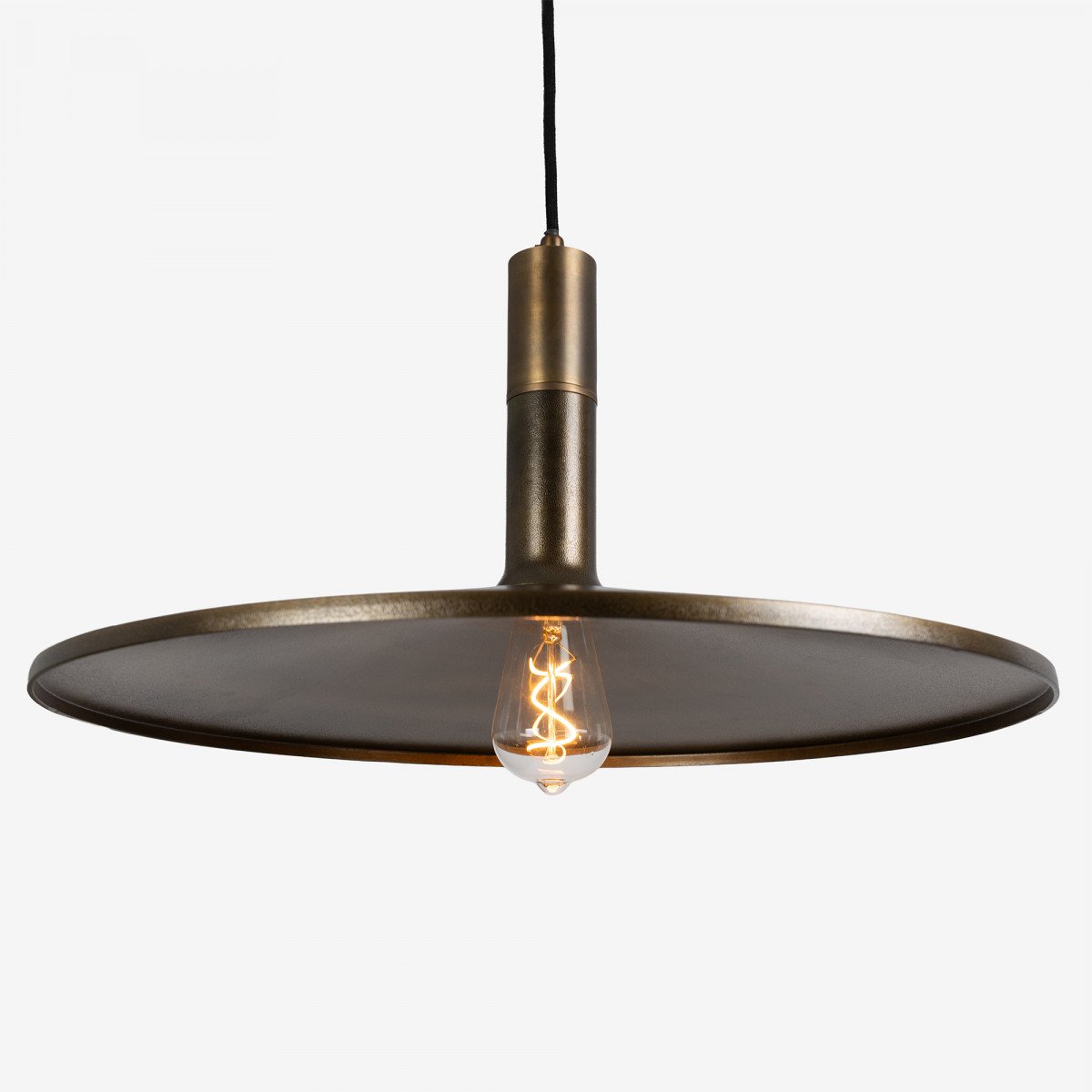 Hanglamp Roswell Antiek Messing