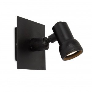 Wandspot Indigo Mini Swirl Antiek Zwart Wandspot Indigo Mini Swirl Antiek Zwart