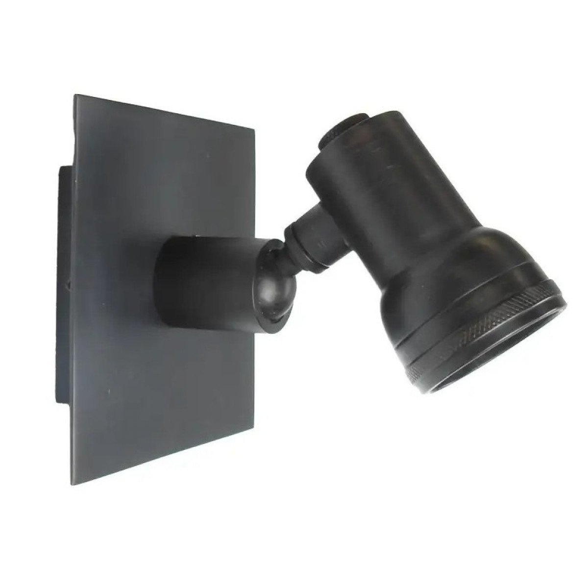 messing lamp met een GU10 fitting in de kleur antiek gun metal