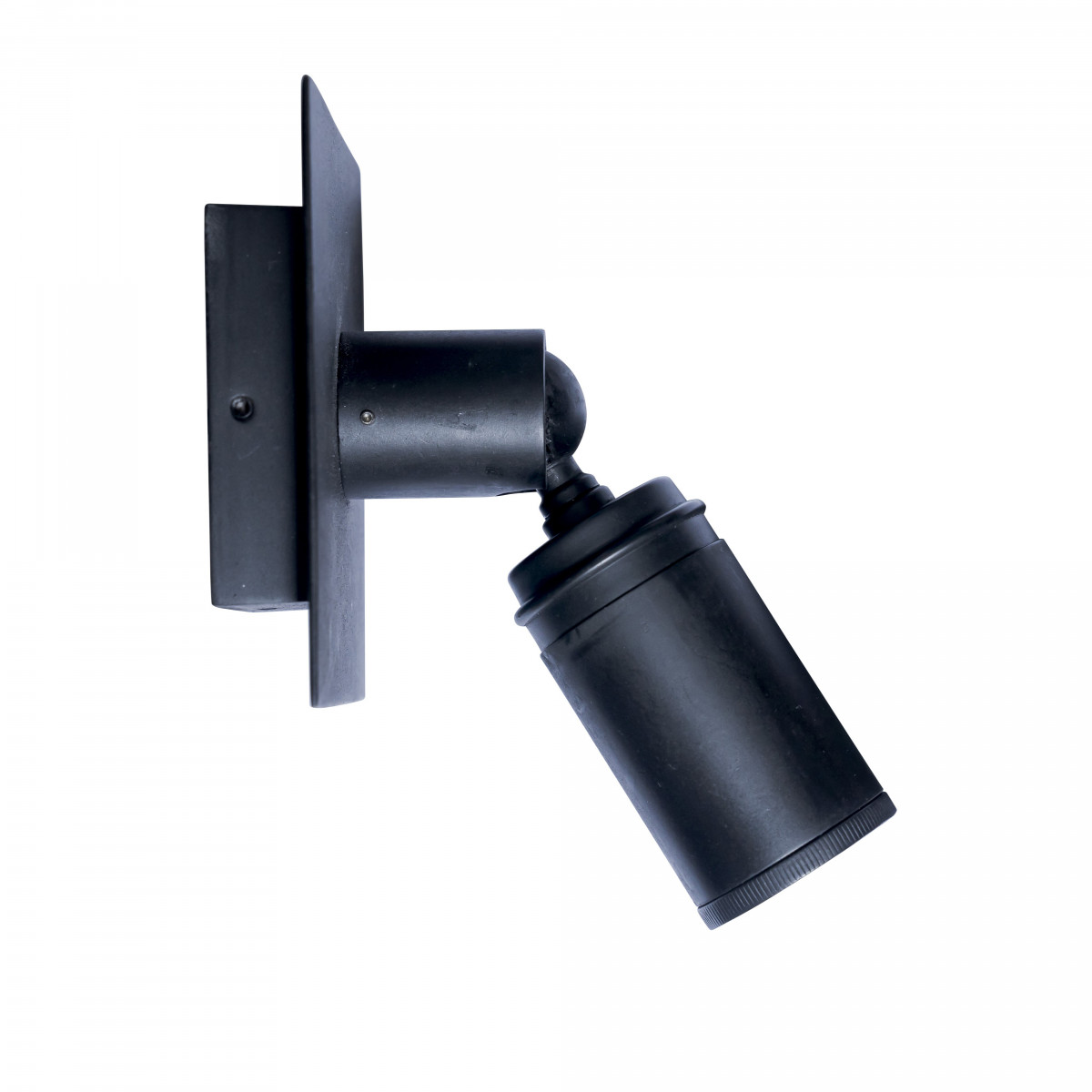 messing lamp met een E27 fitting in de kleur antiek zwart